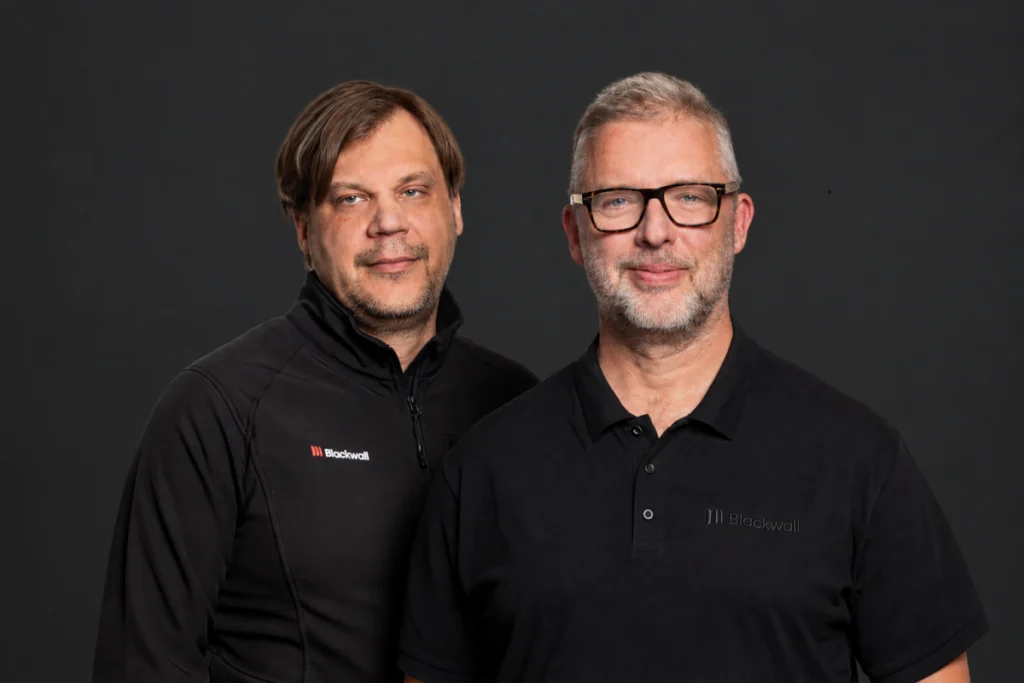 Blackwall co-founders Denis Prochko and Nik Rozenberg. Photo supplied by Blackwall.